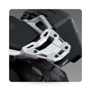 NC750X Rear Carrier (Resin) Silver