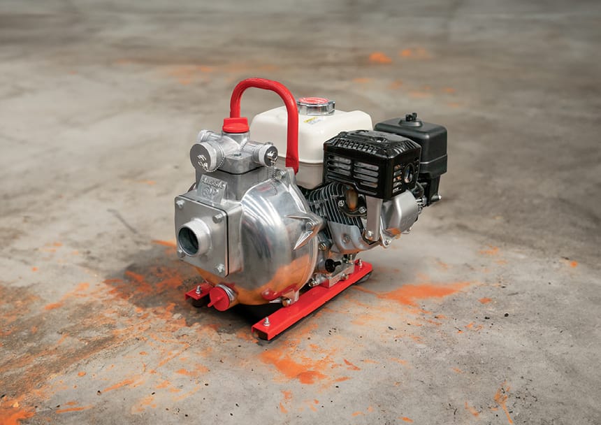 Flow liquids with pressure